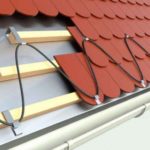 Кабельне обігрів покрівлі - система антилід на даху 2