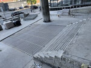 Обогрев ступеней